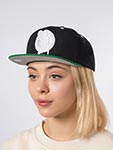 Бейсболка MITCHELL NESS арт. HS11183-BCEBLCK Boston Celtics NBA (черный / зеленый)